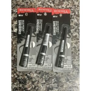 Rimmel Exaggerate‎ Eyeliner # 001 Black- 3 Pack!